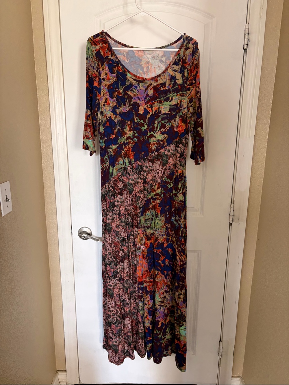Soft Surroundings Women's Sz. m Estelle Multi Tropical Maxi Dress